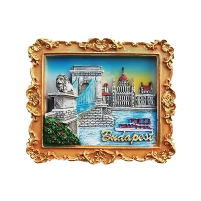 Image of Budapest Hungary Fridge Magnet Souvenir Gift Decoration Magnetic Sticker Collection
