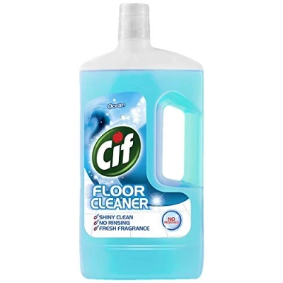Image of Cif Ocean Floor Cleaner against stubborn dirt for cleaning linoleum, vinyl and ceramic tiles 950 ml