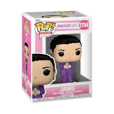 Image of Funko Pop! Movies: Mean Girls Janis Ian Keychain Novelty Keyring Collectable Mini Figure Stocking Filler Gift Idea Official Merchandise Movies Fans Backpack Decor