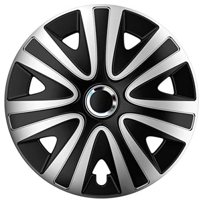 Image of AUTO STYLE Set wheel covers Rialto Pro 13 inch silver/black