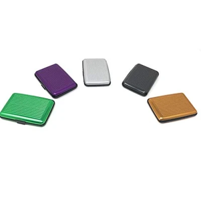 Image of tempo di saldi Shockproof Aluminum Pocket Card Holder and Credit