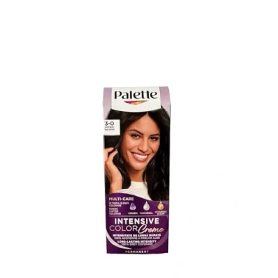 Image of Schwarzkopf Palette Intensive Hair Colour Cream With Liquid Keratin 3 0 Dark Brown 100 ML