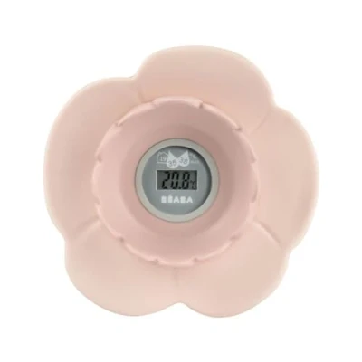 Image of Béaba Lotus Multi Functional Digital Thermometer Old Pink