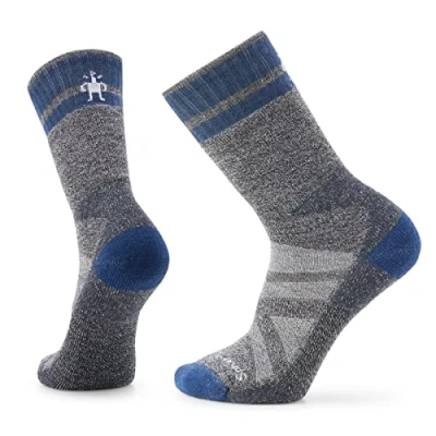 Image of Smartwool Mountaineer Max Cushion Tall Crew Sock Men&#039;s Medium Gray Large
