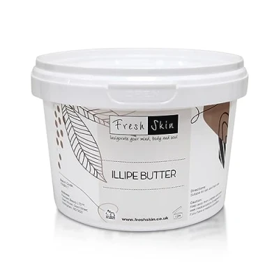 Image of Freshskin Beauty LTD 500g Illipe Butter 100% Pure Vegan Friendly Cosmetic Grade GMO Free