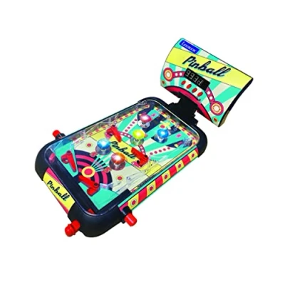 Image of Lexibook, Electronic table pinball, Action and reflex game for children family, LCD screen, light sound effects, JG610