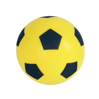 Image of ZOPPER Fun Sport Foam Football 12cm Yellow Soft Sponge Soccer Ball, Indoor Outdoor Ball Great &amp; Suitable For All Ages