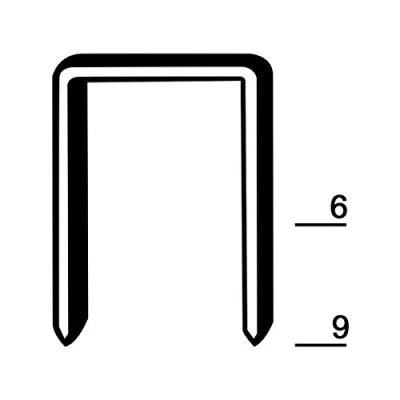 Image of PREBENA Staples galvanised PF14CNK