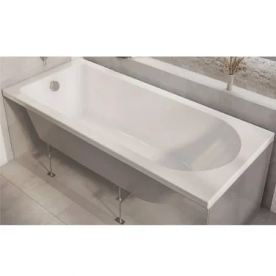 Image of Milano Ballam White 1500mm x 700mm Single Ended Round Bath