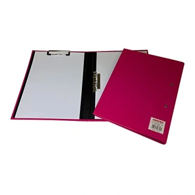 Image of Pink A4 Clipboard Document Clamp File Folder