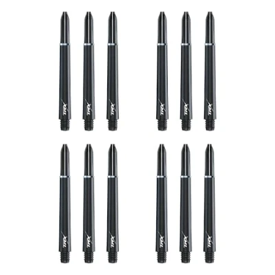 Image of RED DRAGON TRX Medium Black Graphite Effect stems 4 sets per pack (12 in total)
