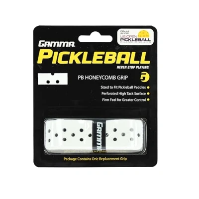 Image of GAMMA Honeycomb Cushion Grip for Pickleball Paddles, Moisture Wicking Replacement Grip, Premium Equipment Practice and Games