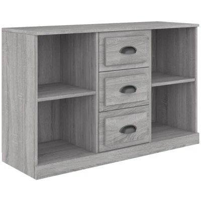 Image of vidaXL Sideboard Grey Sonoma 104.5x35.5x67.5 cm Engineered Wood