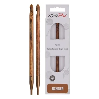 Image of KnitPro Ginger Tunisian Crochet Hook 7.00mm 3pcs
