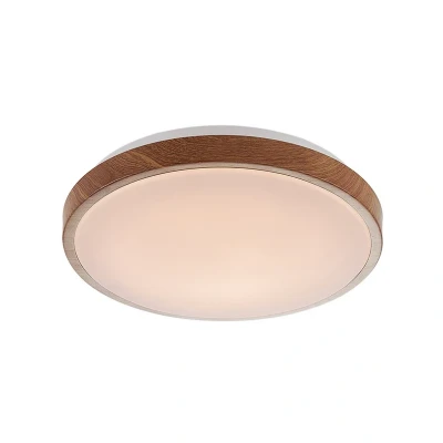 Image of LED Ceiling Light &#039;Mendosa&#039; (Modern) in Brown for e.g. Living Room &amp; Dining (1 Source,) from Lindby lamp, lamp