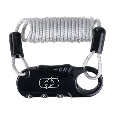 Image of Oxford Pocket, 2.2x900mm LK391, Resettable 3 Digit Combination Lock, Black