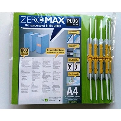 Image of Plus Japan FL 021SSW GR Zero Max Expandable File Green (Pack of 10)