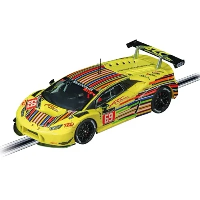 Image of Carrera Evolution 20027749 Lamborghini Huracán GT3 ARC Bratislava, No.69, 24H Spa 2016 car racing track, multicolor