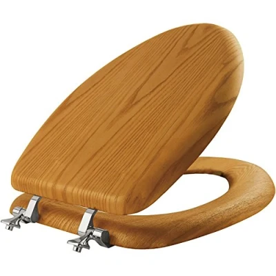 Image of Mayfair 19601CP 378 19601CP378 Toilet Seat, Natural Oak, Elongated