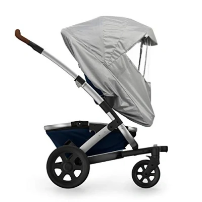 Image of Joolz Geo¹/² Upper Raincover Accessory for Pushchair Dry Protection Easy to Fold Dries Quickly Compact Store Water Repellent Coarting Grey