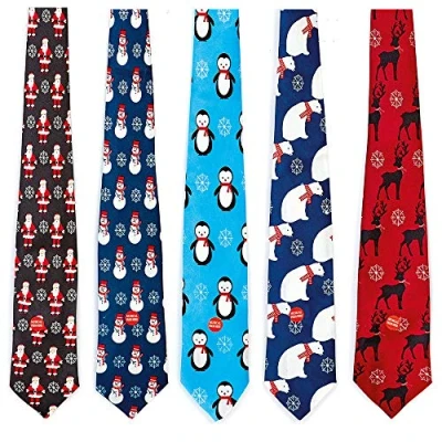 Image of Premier 1 x Novelty Musical Christmas Tie for Adults Party Fancy Dress One Random Supplied