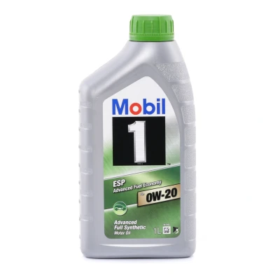 Image of 2015101010K7 Engine Oil MOBIL 1 ESP x2 153439 0W 20 1l Synthetic AUDI: A6 C7 Saloon, A3 Sportback, A4 B9 Avant, TOYOTA: Aygo, Yaris II Hatchback