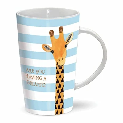 Image of Latte Mug Having A Giraffe!