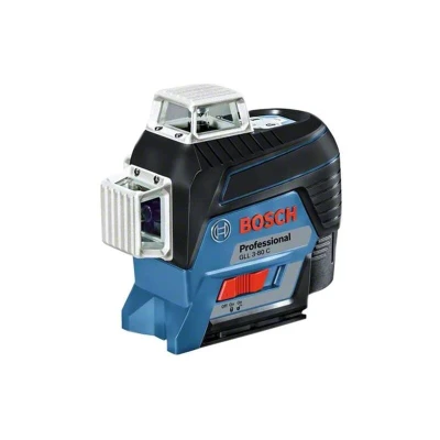 Image of Bosch Professional 12V System Laser Level GLL 3 80 C (without battery and charger, red laser, w/app function, mount, working range: 30m, in L BOXX)