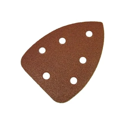 Image of Faithfull AORYOBIA Hook and Loop Ryobi Assorted Sanding Sheet Red