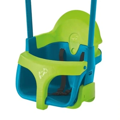 Image of TP Toys, 4 in 1 Ajustable Swing Seat, Premium Outdoor Playground Seat with Adjustable Ropes and Safety Strap, Weather Resistant, ideal for Gardens Playgrounds, 6 months 8 years