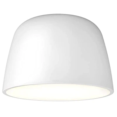 Image of Taiko Cylindrical 30cm Bowl Ceiling Light, White