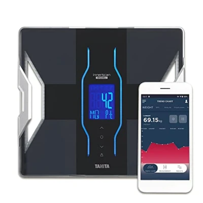 Image of TANITA RD 953 Smart Body Composition Scale with Free App Unique Muscle Quality Score 11 Measurements black