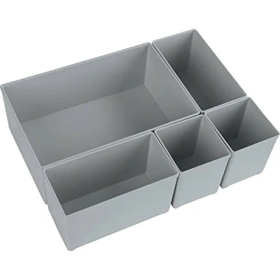 Image of Makita P 84171 5 Piece Box Insert Set Boxes 70mm High Fits Storage