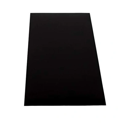 Image of GME ABS Plastic Sheets 1000mm x 490mm 2mm Thickness Black Protective Film