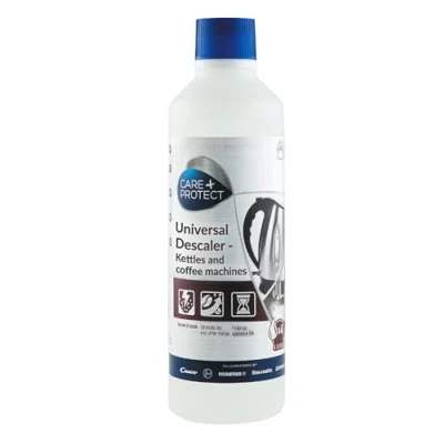 Image of Care + Protect Coffee Machine and Kettle Descaler, Universal, Removes Limescale Residues of Tea, 500ML, 4 Treatments