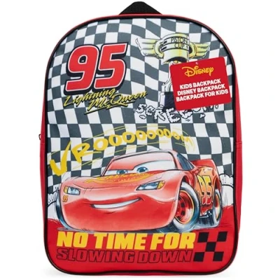 Image of Get Trend Disney Cars Backpack for Kids Toddlers 2 10 Yrs Lightning Mcqueen Rucksack Daypack Nursery Bag Preschool Primary Lunch Sports Travel Bookbag (Red Cars)
