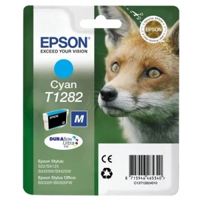 Image of Epson T1282 Print cartridge ( replaces ) 1 x cyan 175 pages