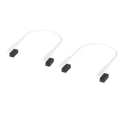 Image of Corsair iCUE LINK Cables 2x 135mm Slim 90 White