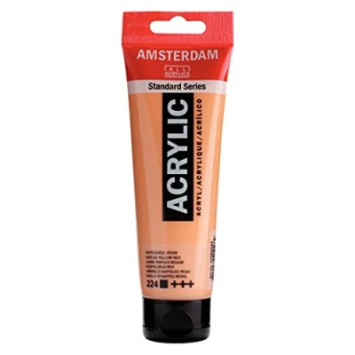 Image of Amsterdam Standard Series Acrylic Tube 120 ml Naples Yellow Red 224 (17092242)