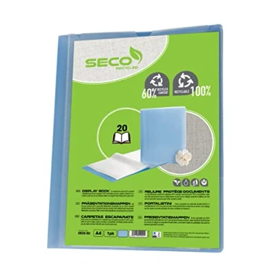 Image of Seco Recyclable and Biodegradable Presentation Books. 20 Pages. Insert Sheet On Front.