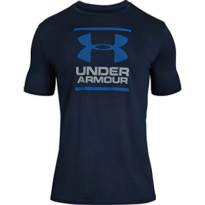 Image of Under Armour Men UA GL Foundation Short Sleeve Tee, Super Soft Men&#039;s T Shirt for Training and Fitness, Fast Drying with Graphic