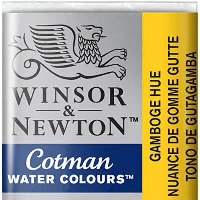 Image of Winsor and Newton Cotman Half Pan Gamboge Hue