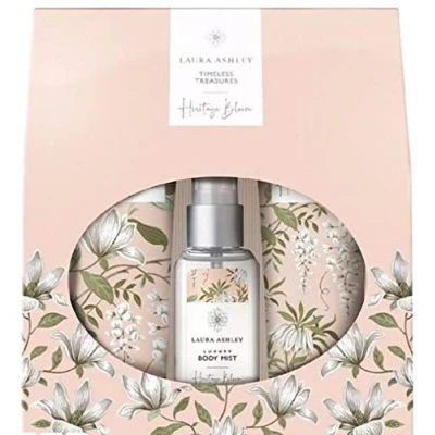 Image of Laura Ashley Timeless Treasures Shower Cream, Body Lotion And Mist Gift Set