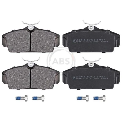 Image of 410602F028, 410602F525, 410602F526, 410602F527, 410602F528 Brake pad set A.B.S. 37046 without integrated wear sensor NISSAN: Almera II Hatchback