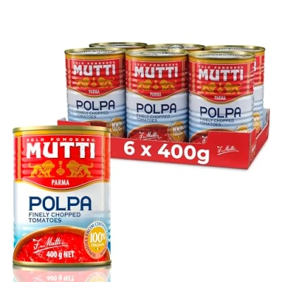 Image of Mutti Finely Chopped Tomatoes 400g (Pack of 6)