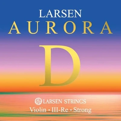 Image of Larsen Aurora Violin Strings D Aluminium 4/4 Strong