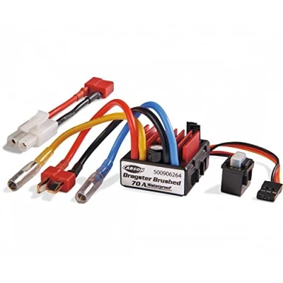 Image of Carson 500906264 Driving Controller Dragster Brushed 70A Accessories for RC Models, Remote Controlled Tuning Part, Replacement Part Vehicles
