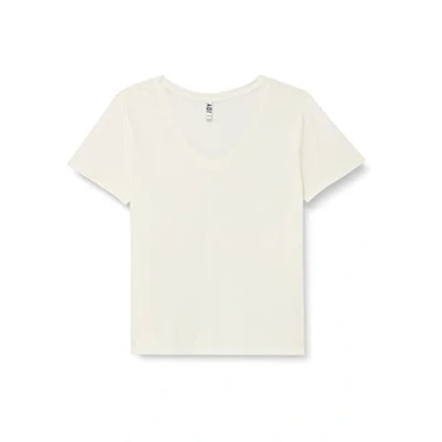 Image of ONLY Women&#039;s Jdyfarock S/S V Neck Top JRS Noos, Cloud Dancer, XXS
