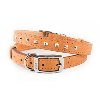 Image of Ancol Diamond Stud Collar Tan 36 46 cm M