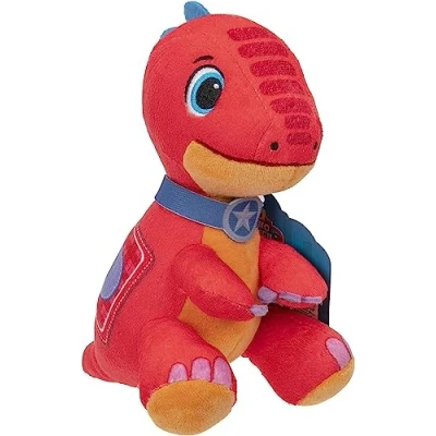 Image of Giochi Preziosi Dino Ranch Plush Dinosaur Blitz Soft Toy, Approximately 15 cm High, Like in the Cartoon, for Children from 3 Years, DNA06100, Multicoloured